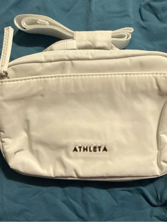 Athleta White Crossbody Pouch with Adjustable Strap - Picture 1 of 2